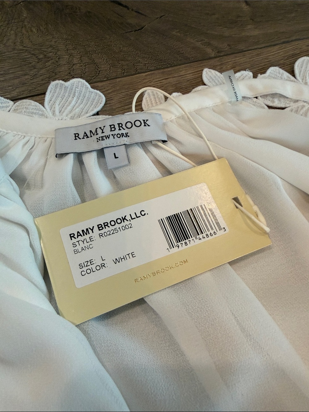 Ramy Brook Floral Appliqué Sleeveless Top - Picture 10 of 12